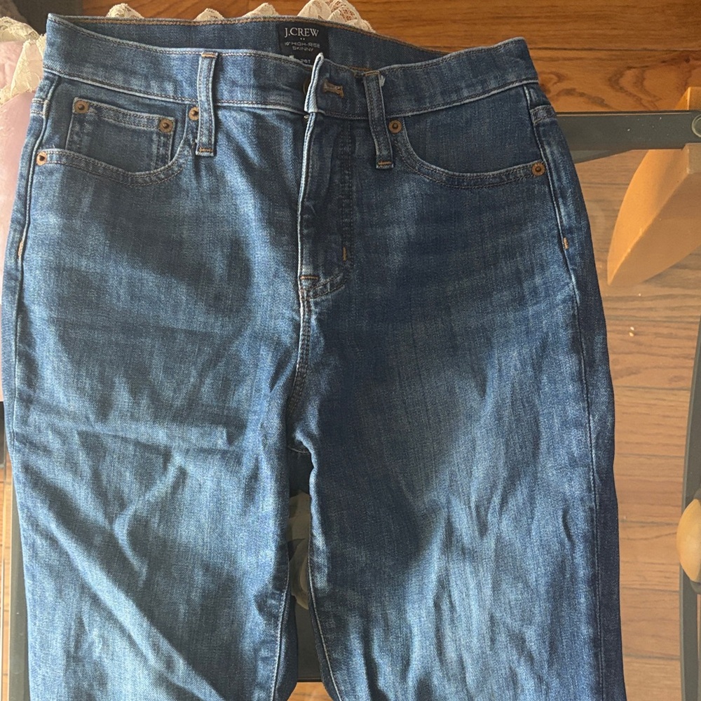 J. Crew Women's Classic Indigo Straight Leg Jeans